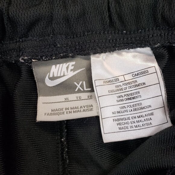 Nike vintage Y2K Mesh Track Pants Zippered Ankles & Elastic Waistband Mens XL - Picture 9 of 9